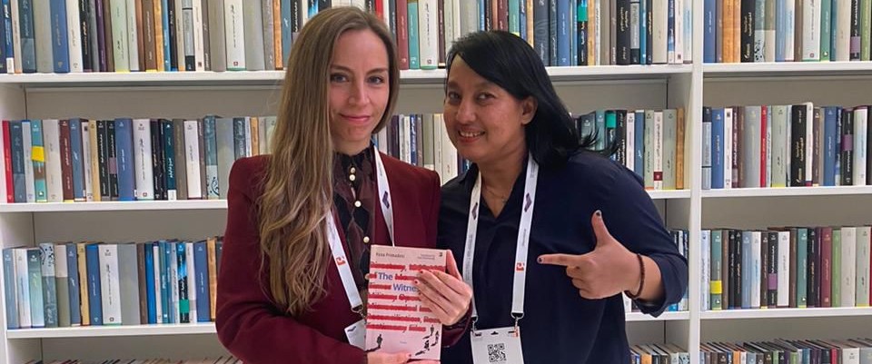 Yona Primadesi di Forum Internasional Perpustakaan dan Penerbitan di Dubai